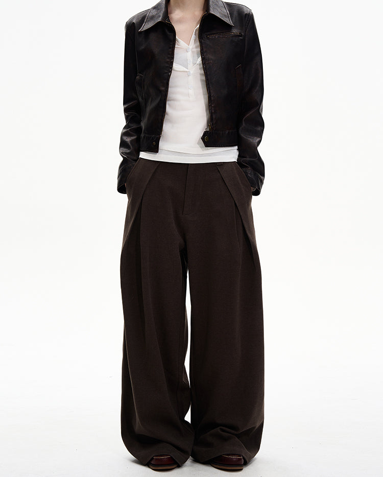 Minimalist High-End Casual Pants