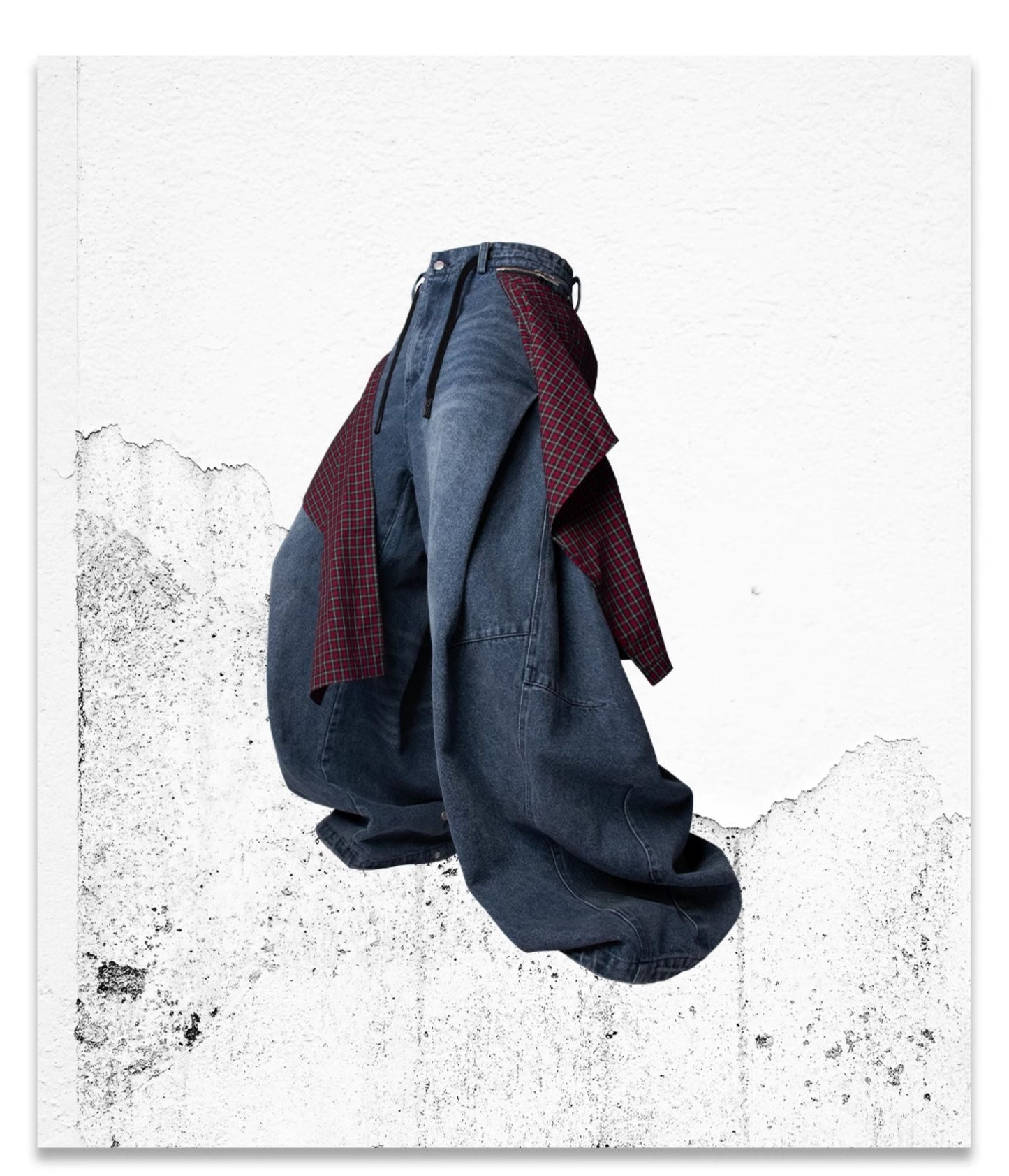 Detachable Distressed Jeans