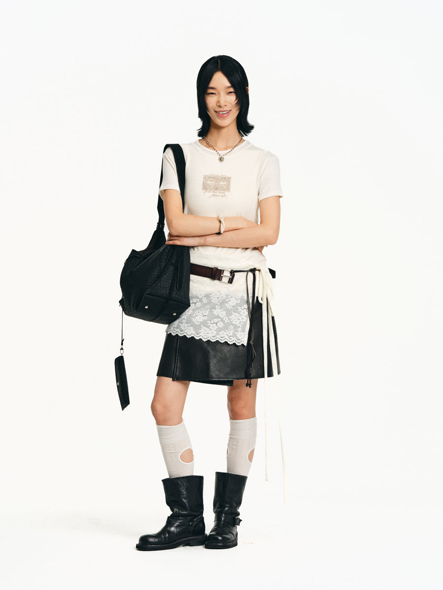 Faux Two-Piece T-Shirt