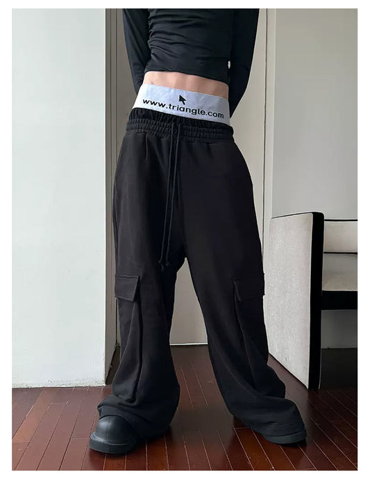 Pure Cotton Plus Velvet Casual Wide Pants