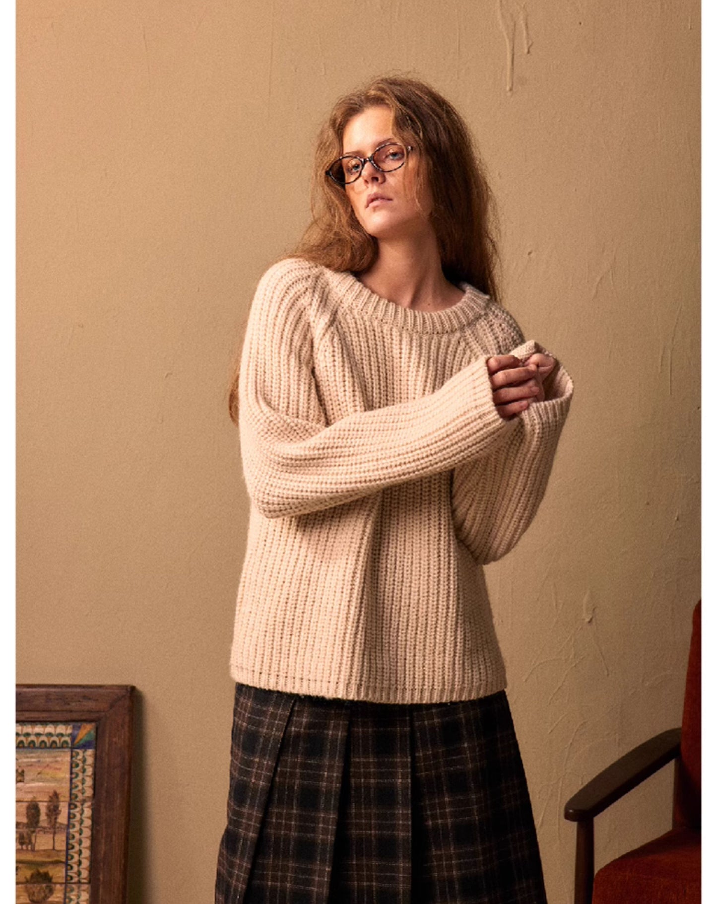 Unisex Loose Raglan Sweater