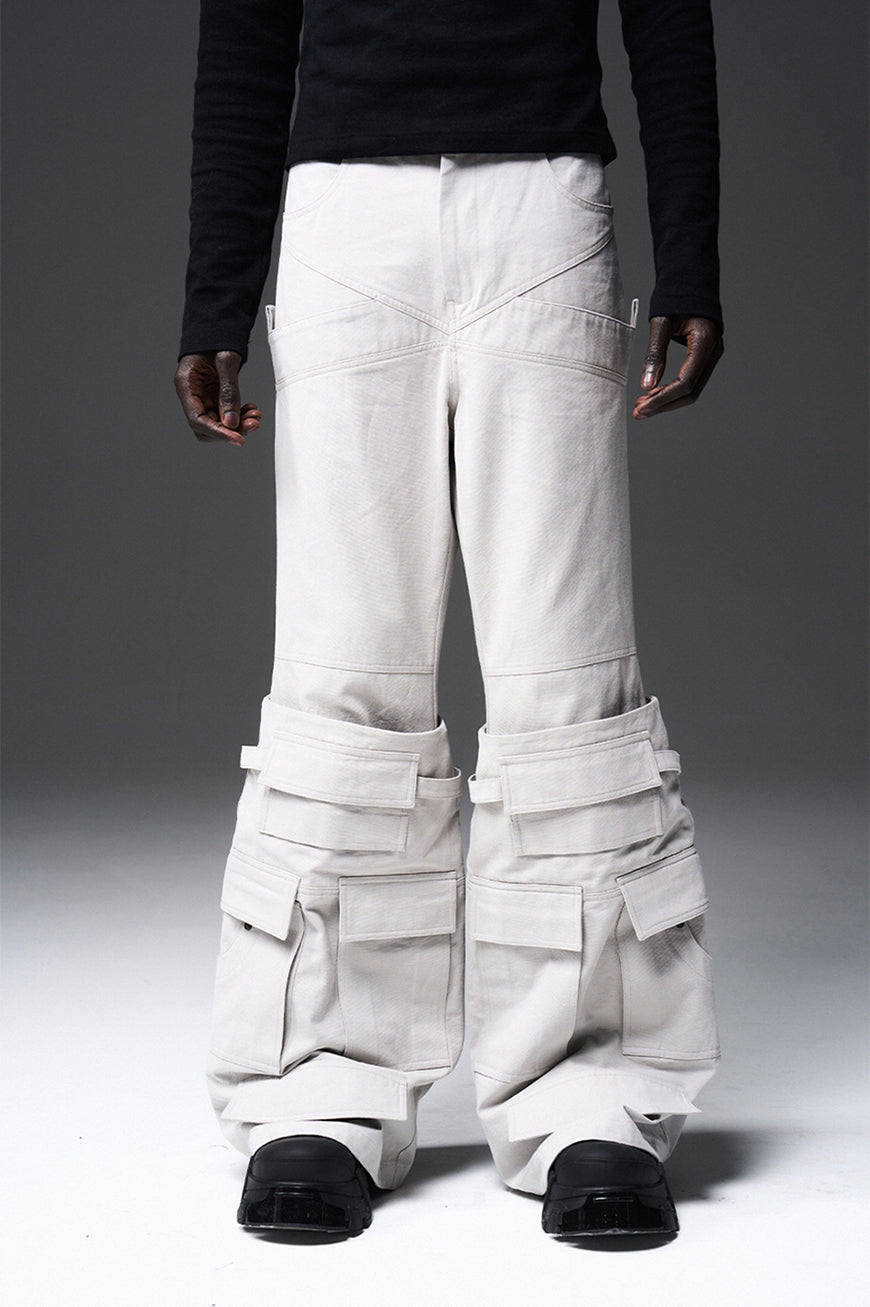 Heavy Craft Loose Pocket Casual Pants