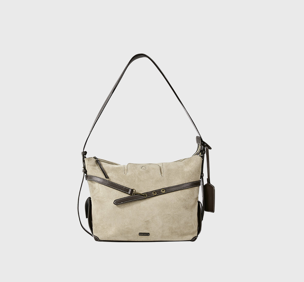 Suede Shoulder Bag