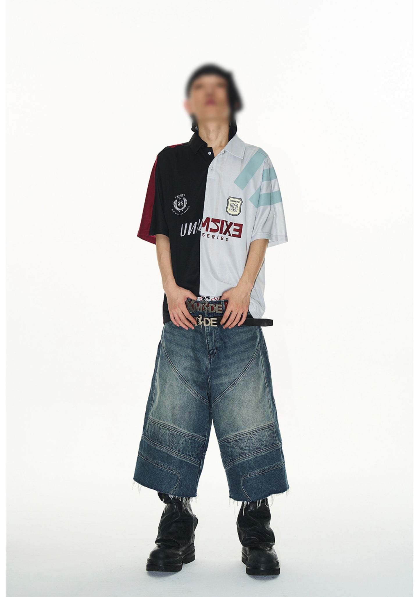 Color Stitch Polo Shirt