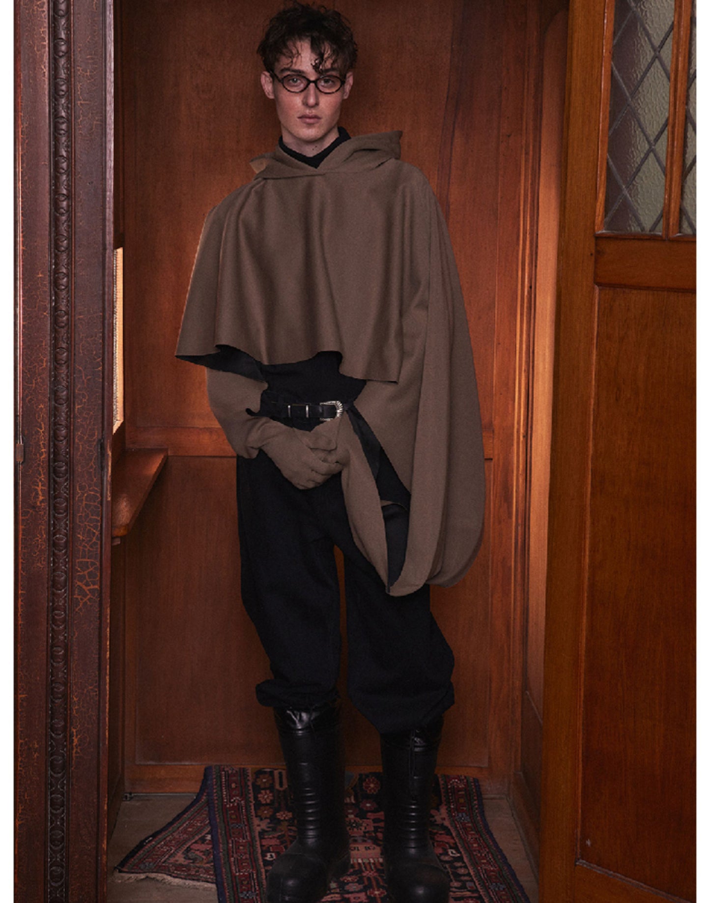 Original Globe Hooded Scarf