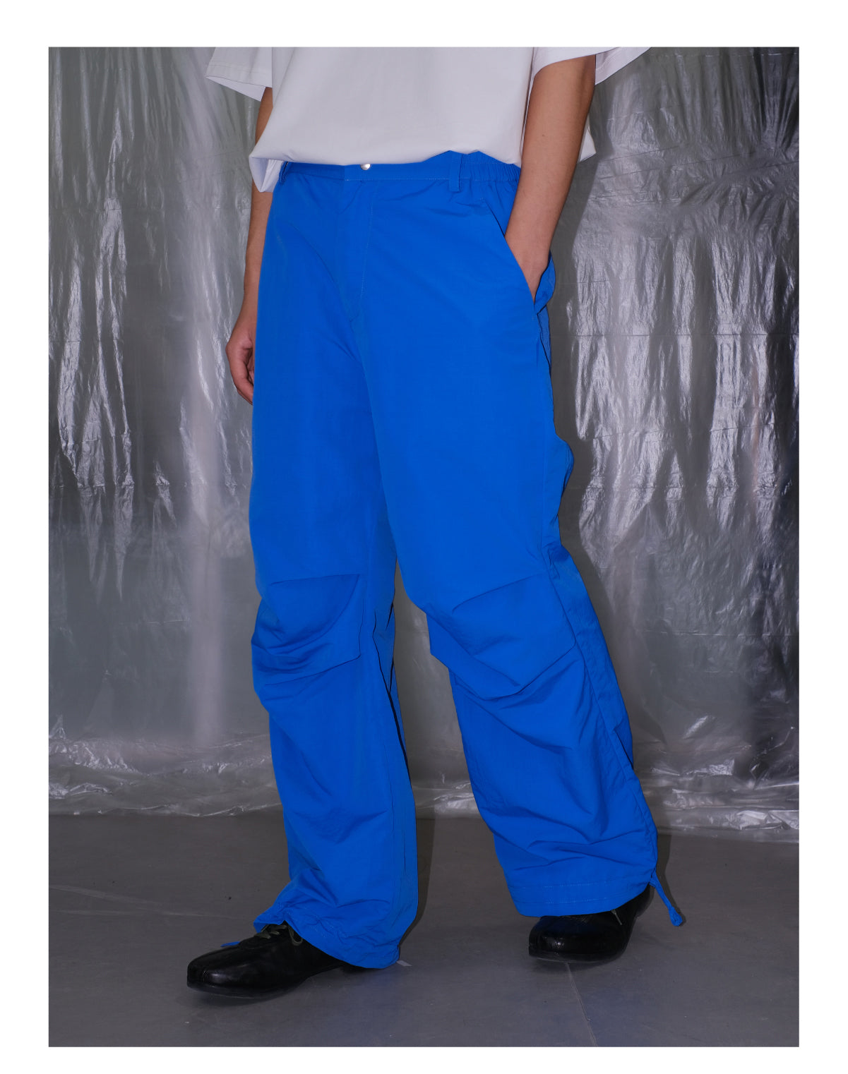 Pleated Paratrooper Pants