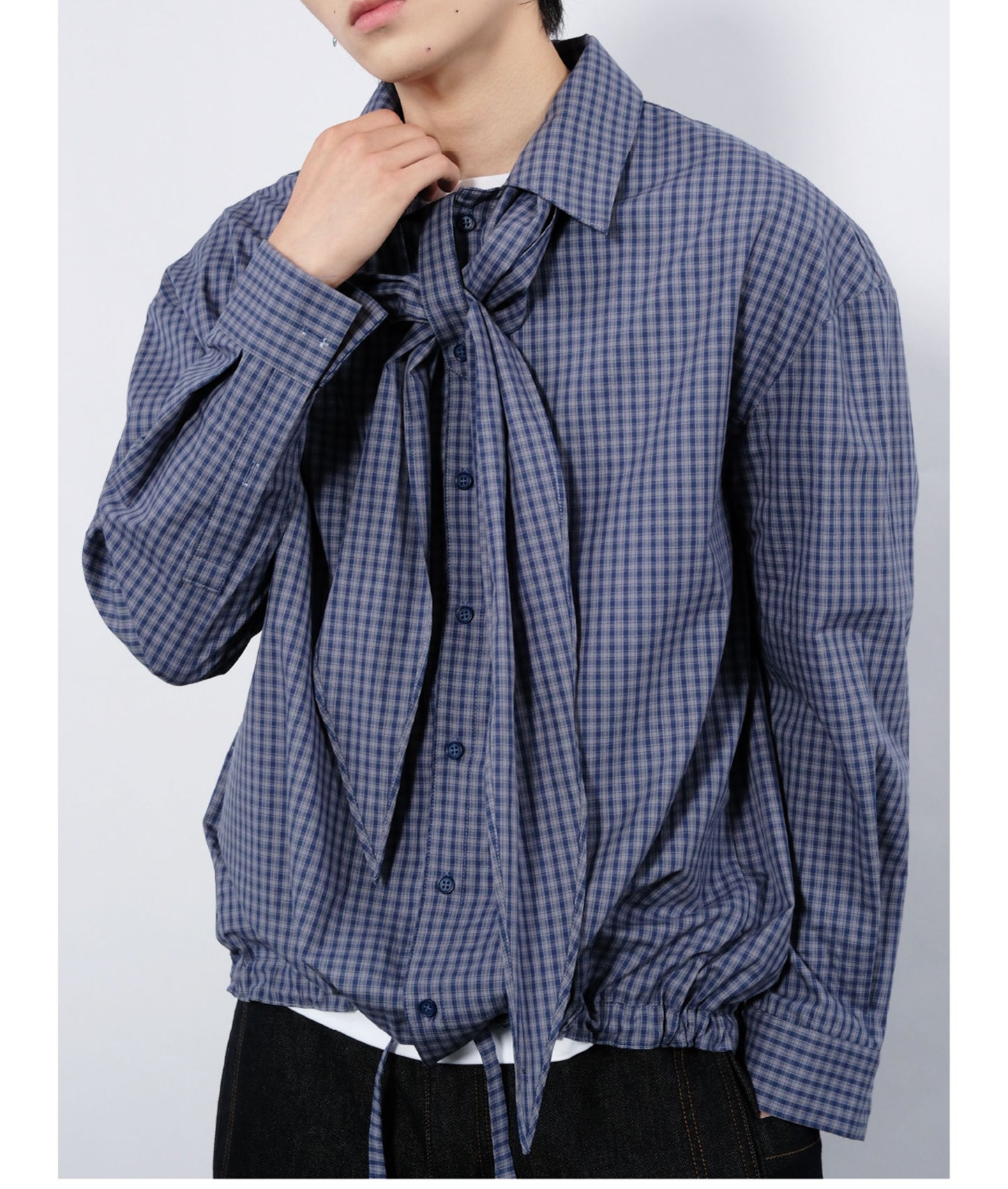 Large Scarf Shirt