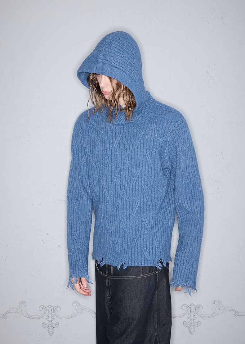 Hooded Pullover Sweater