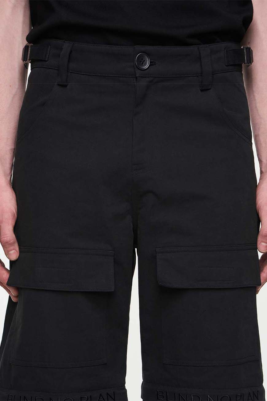 Detachable pockets Straight pants