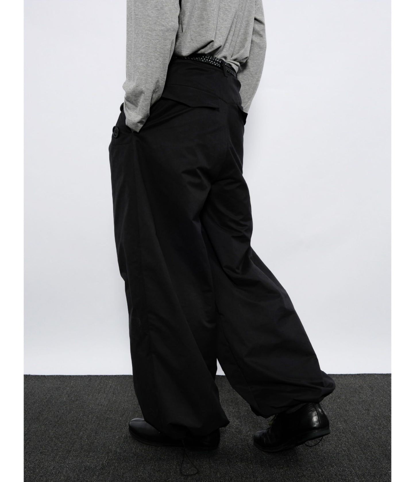 Side Button Casual Pants