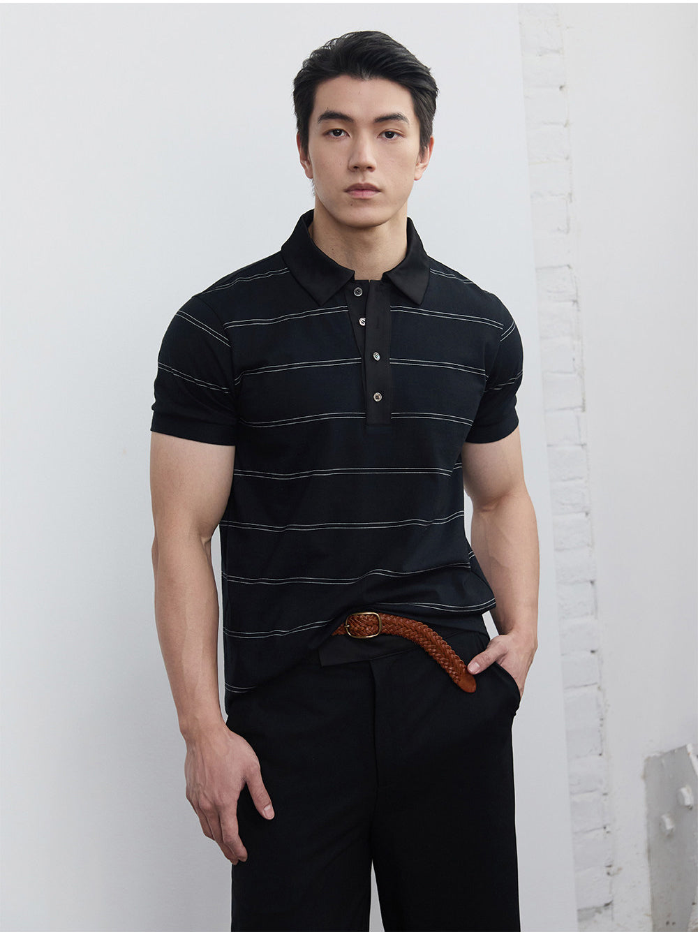 Striped Polo Shirt