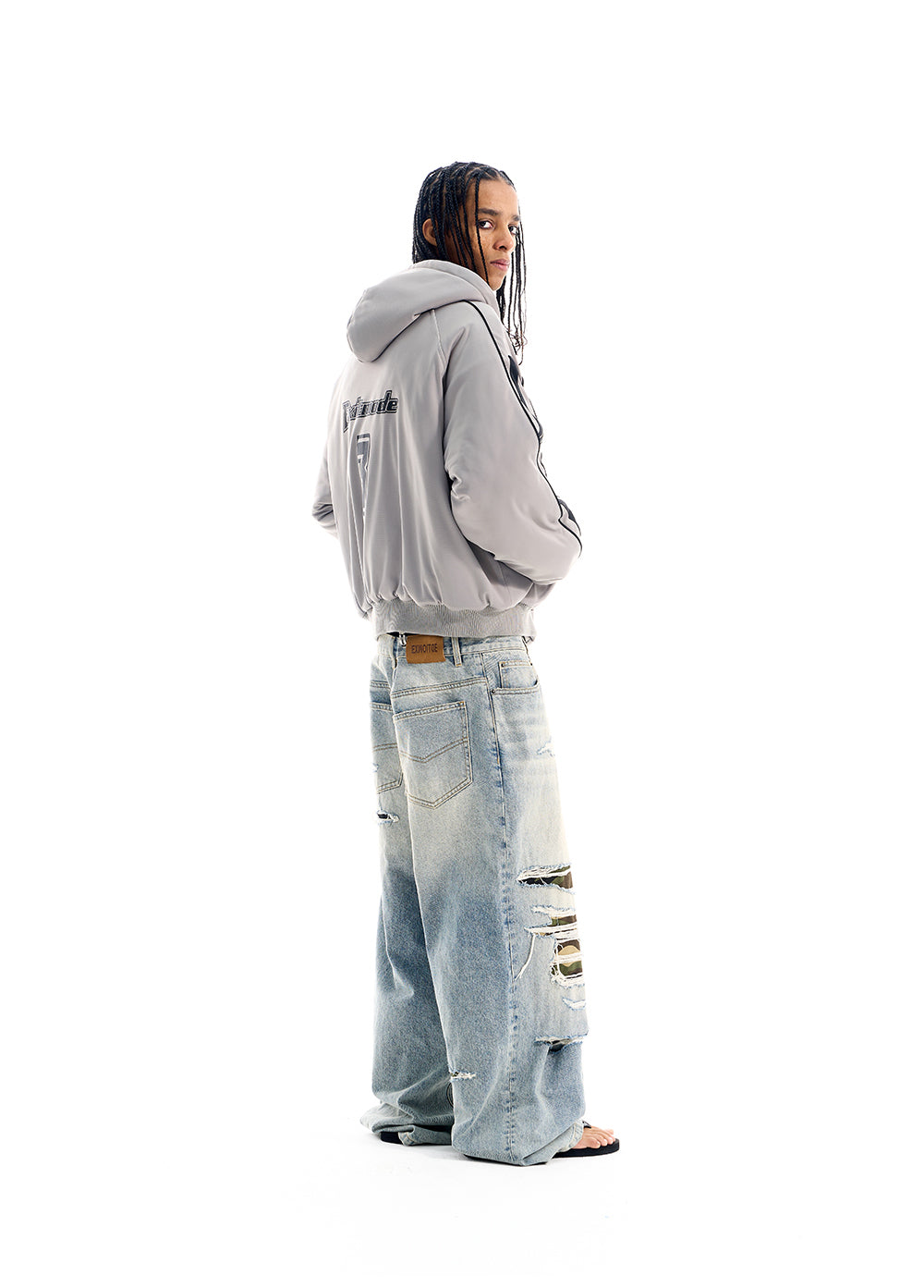 Badge Embroidery Cotton Jacket