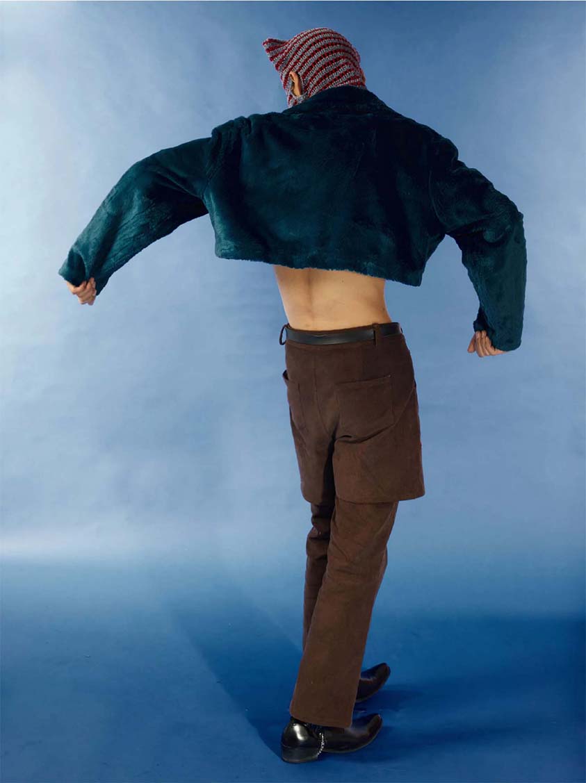 Corduroy Millennium Style Flared Pants