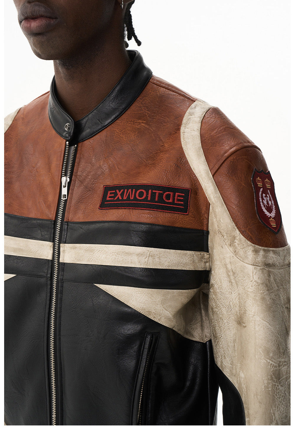 Distressed Leather Jacket