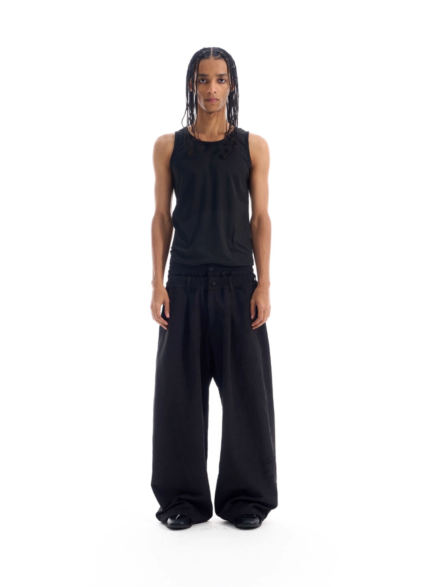 Double-Waist Casual Pants