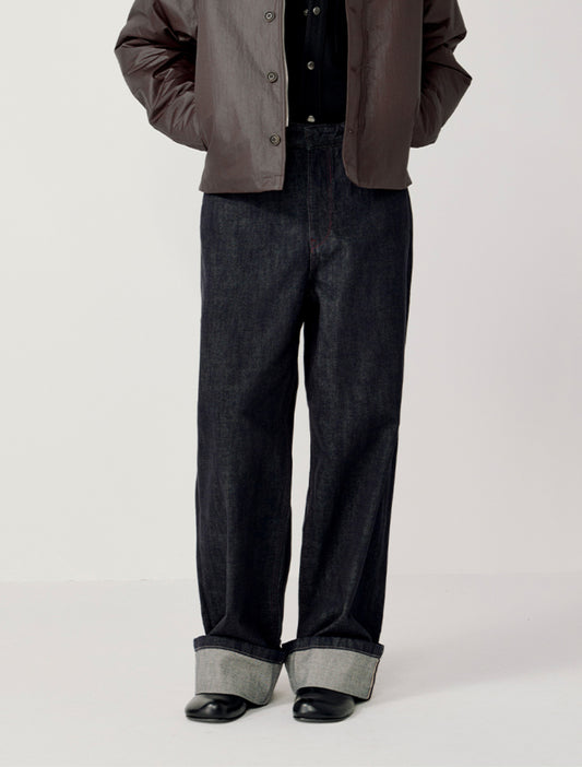 Straight Wide-Leg Jeans