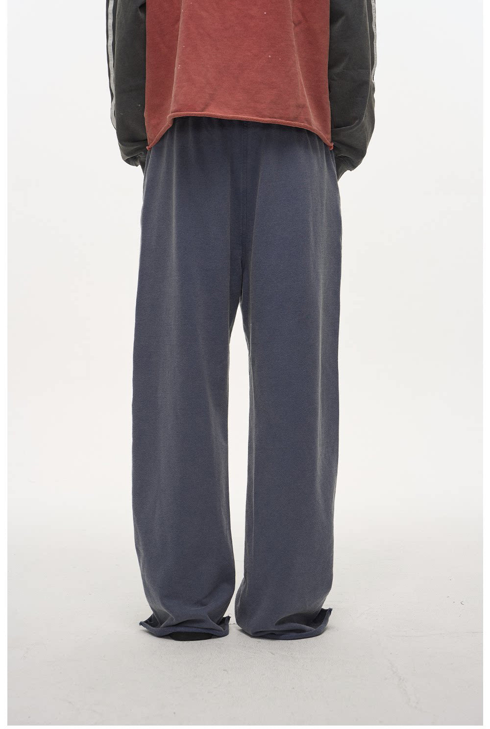 Wash-Distressed Digital Appliqué Sweatpants