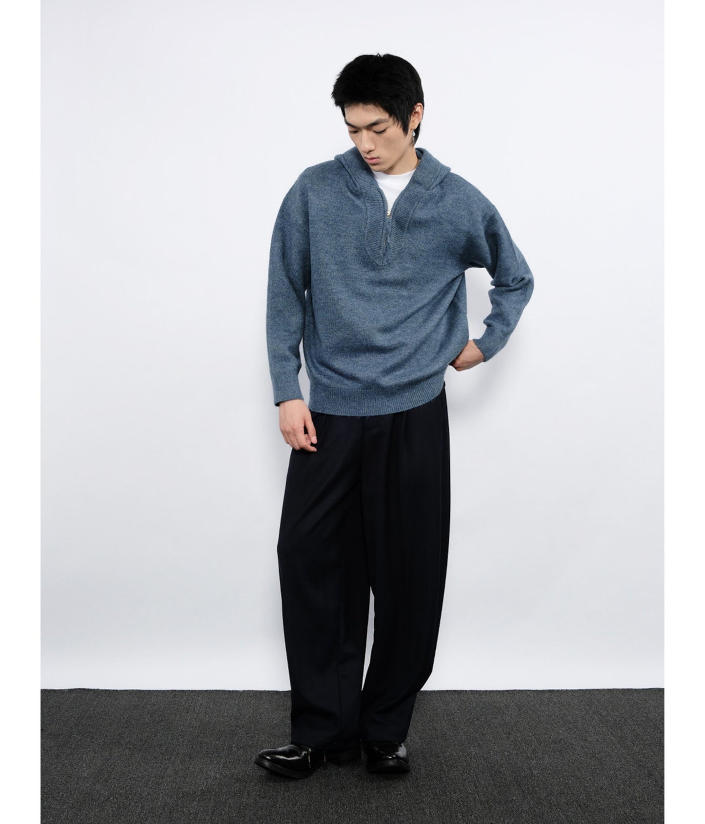 Hooded Pullover Sweater