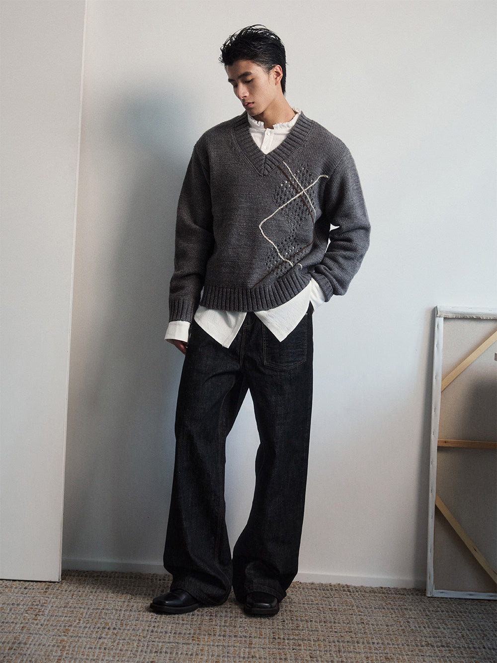 Unisex V-Neck Sweater