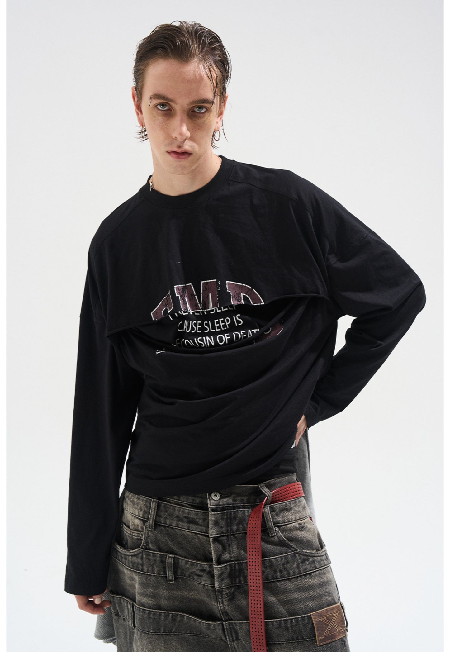 Double-layer T-shirt