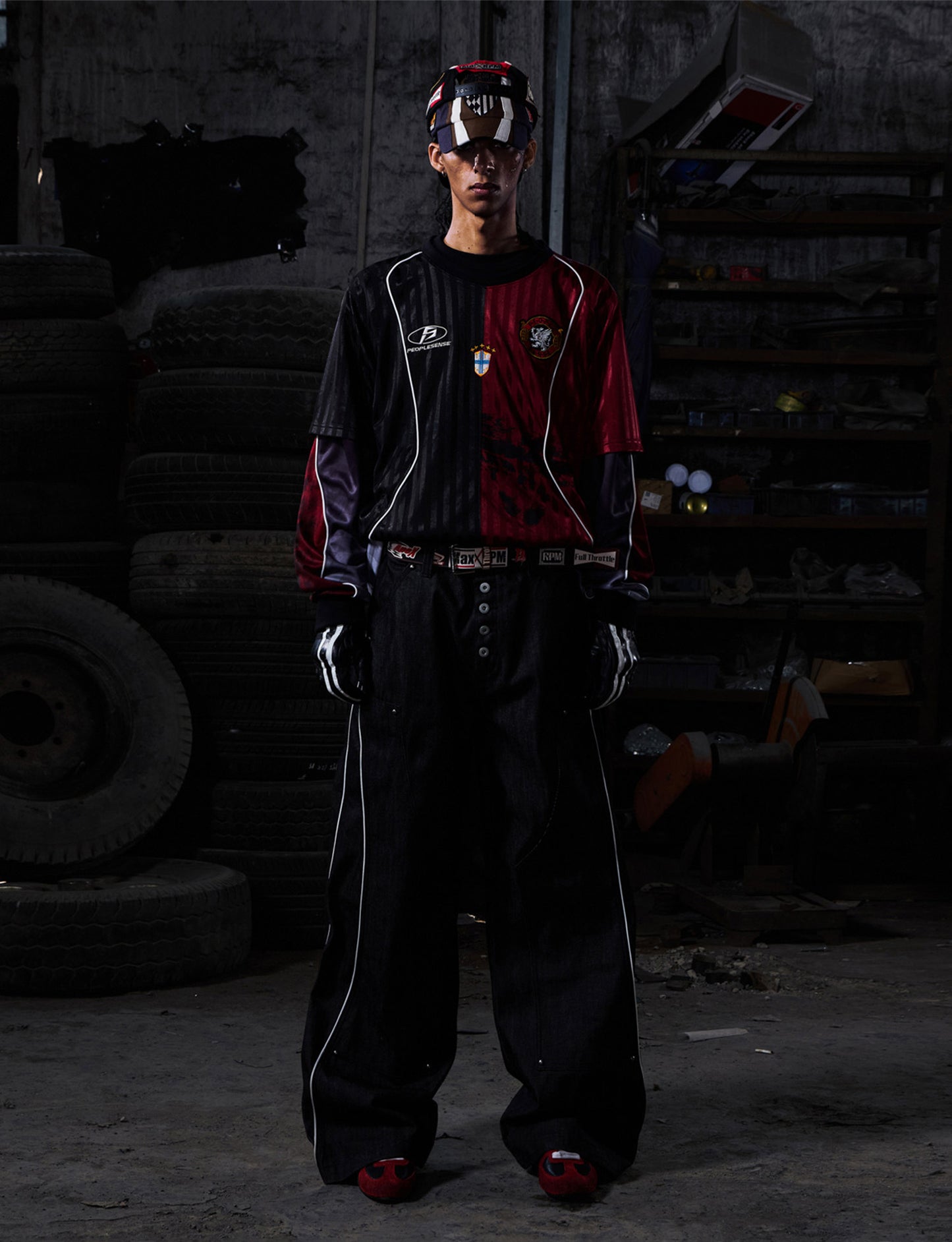 High-Waisted Wide-Leg Jeans