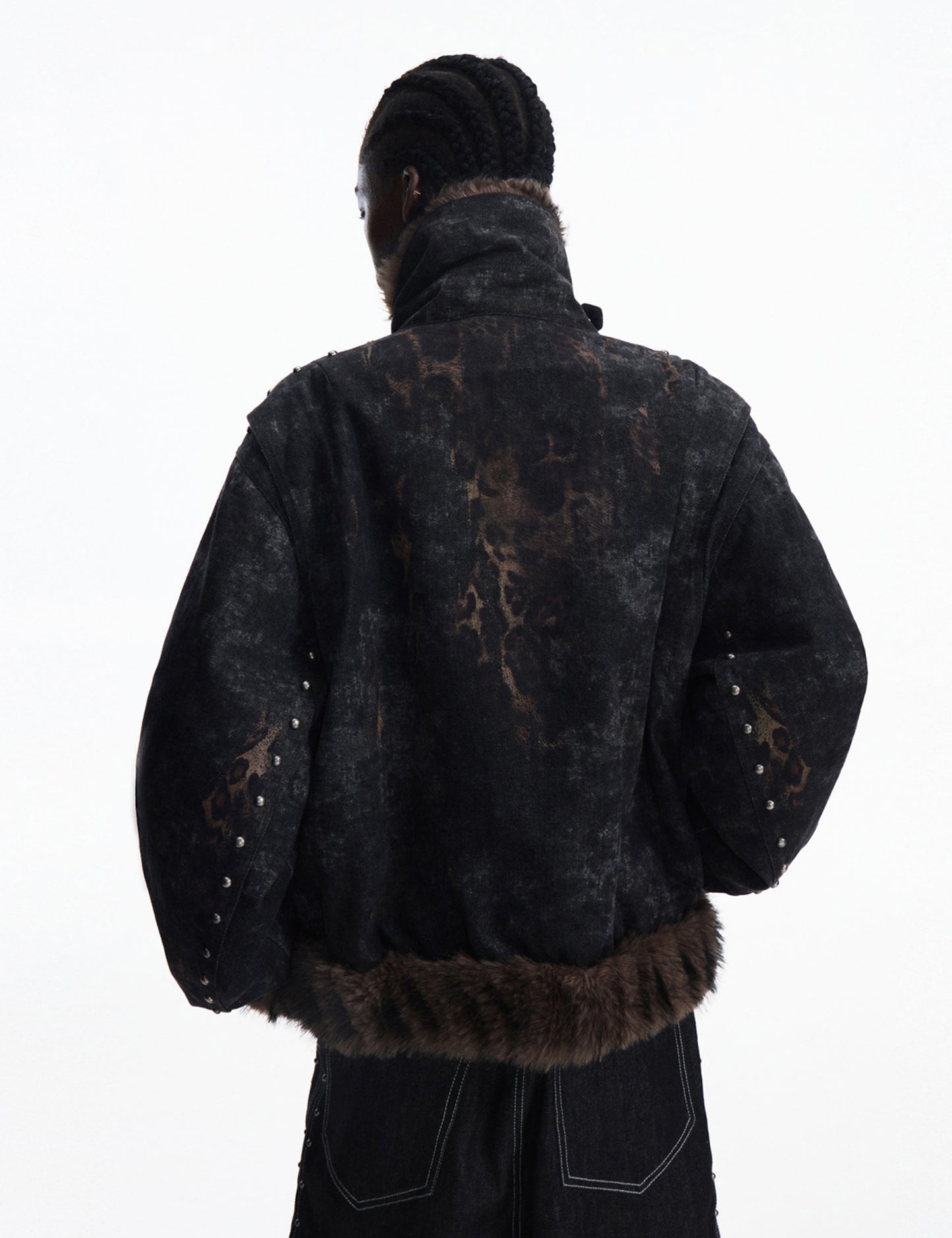 Faux Mink Fur Jacket