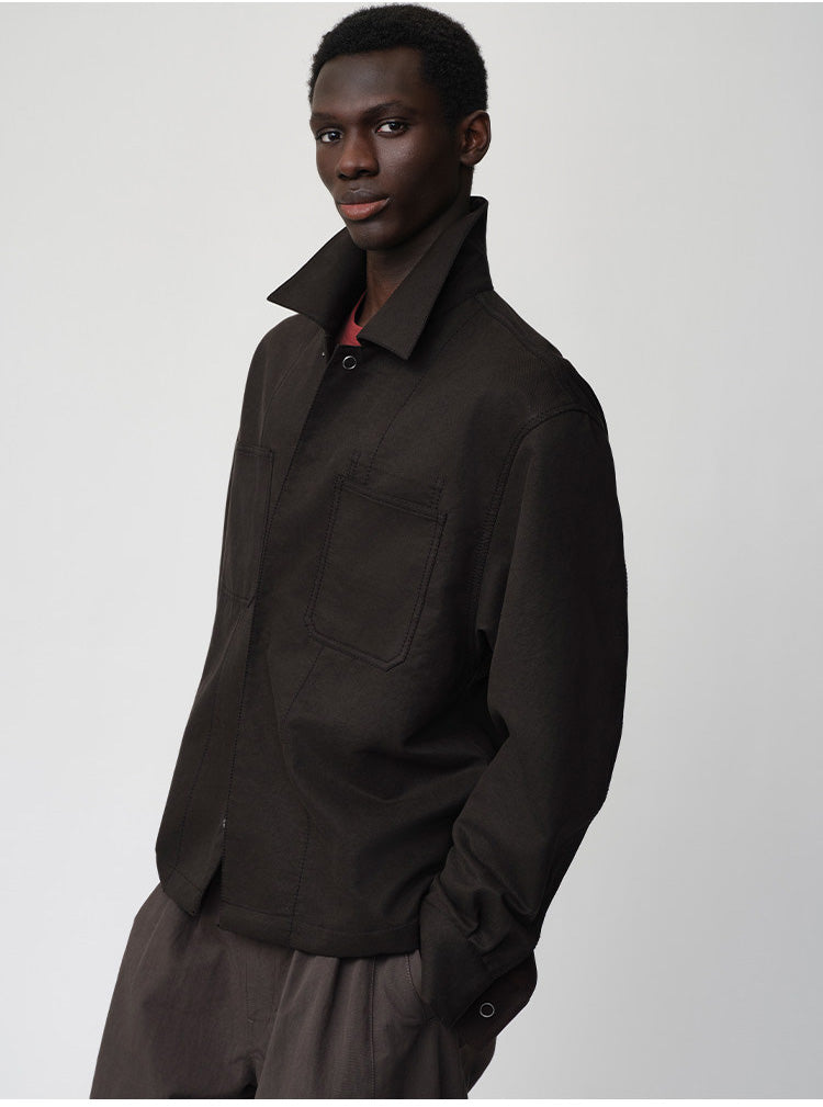 Patch-Pocket Casual Jacket