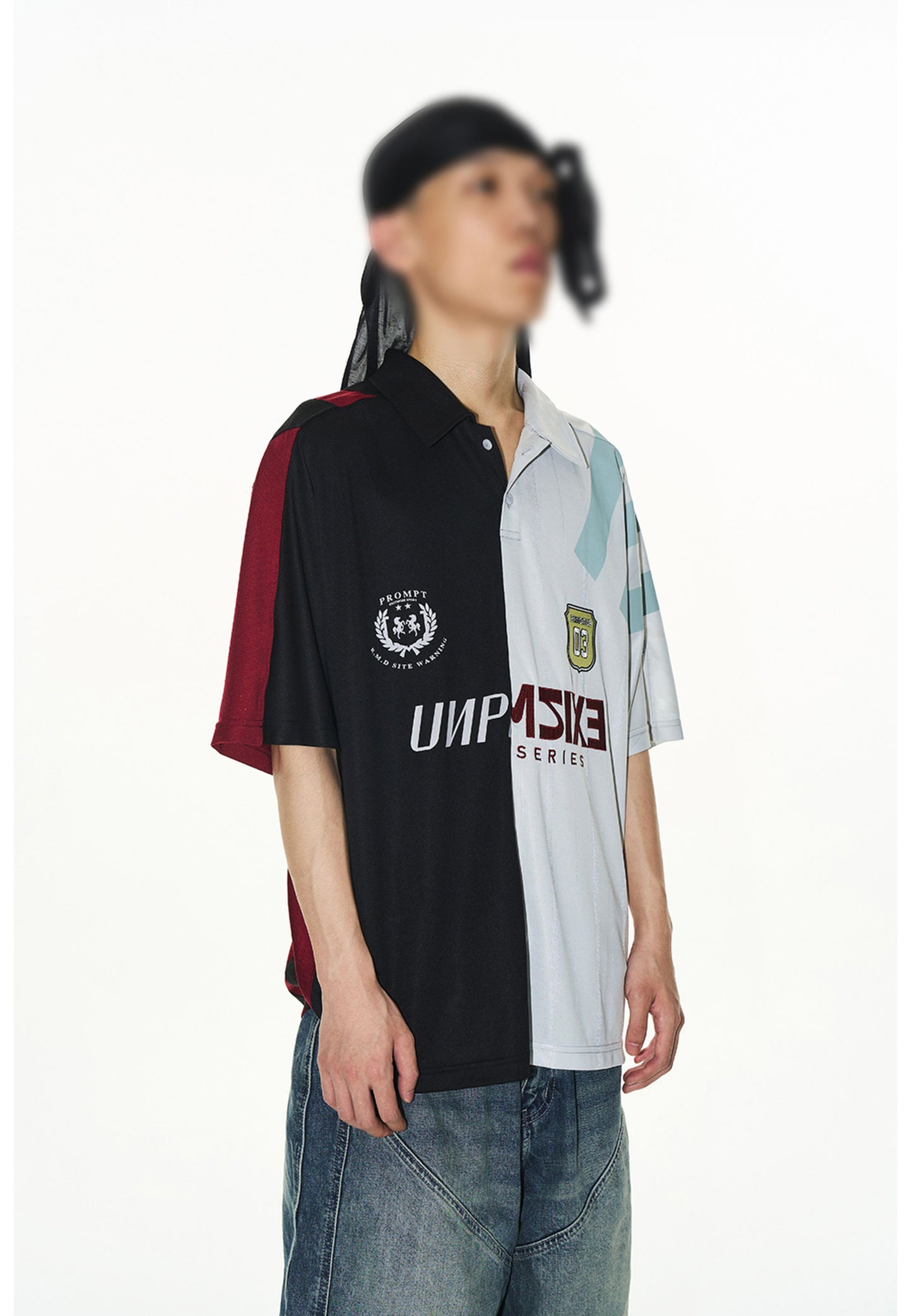 Color Stitch Polo Shirt