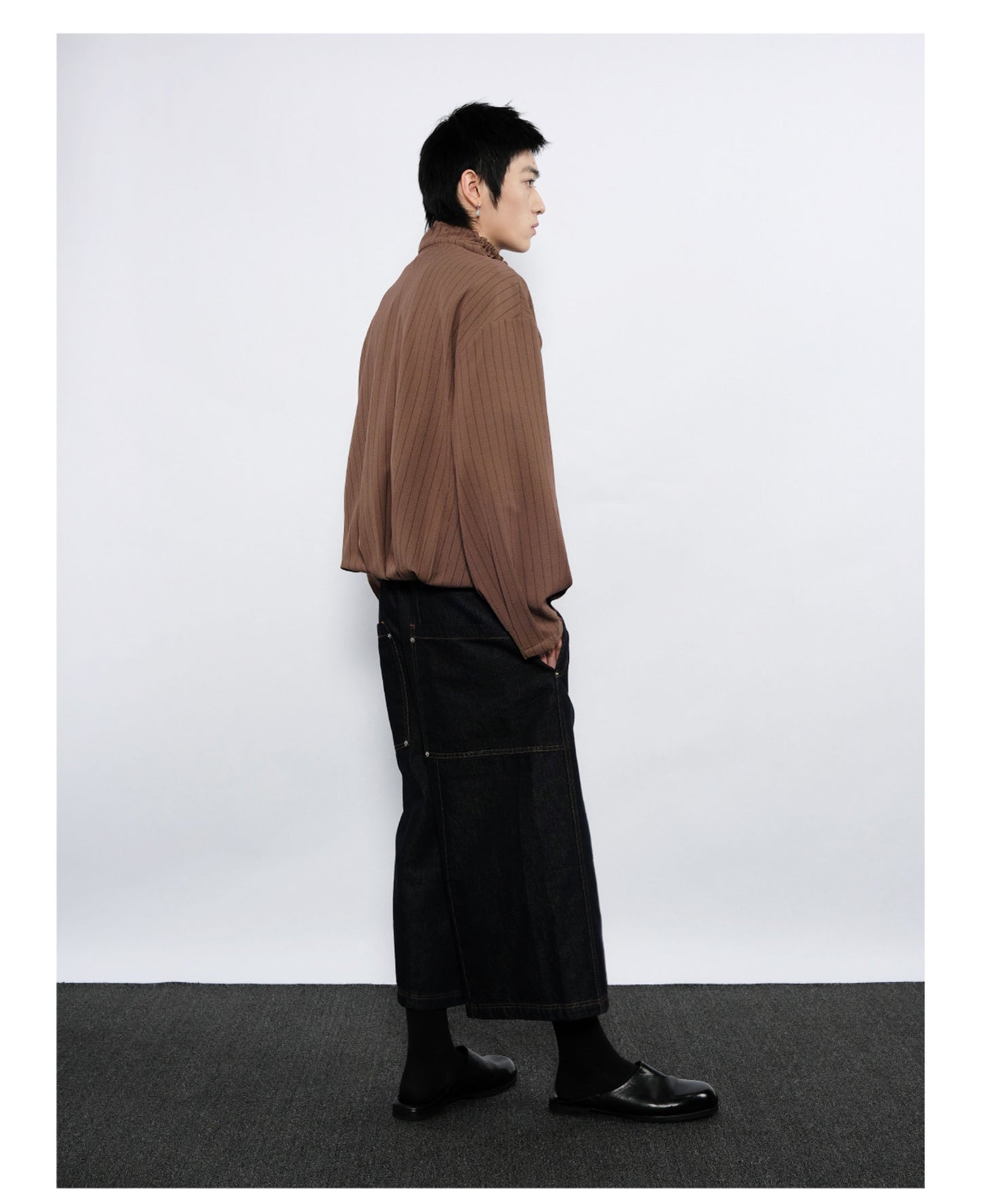 Double-pleated jacket