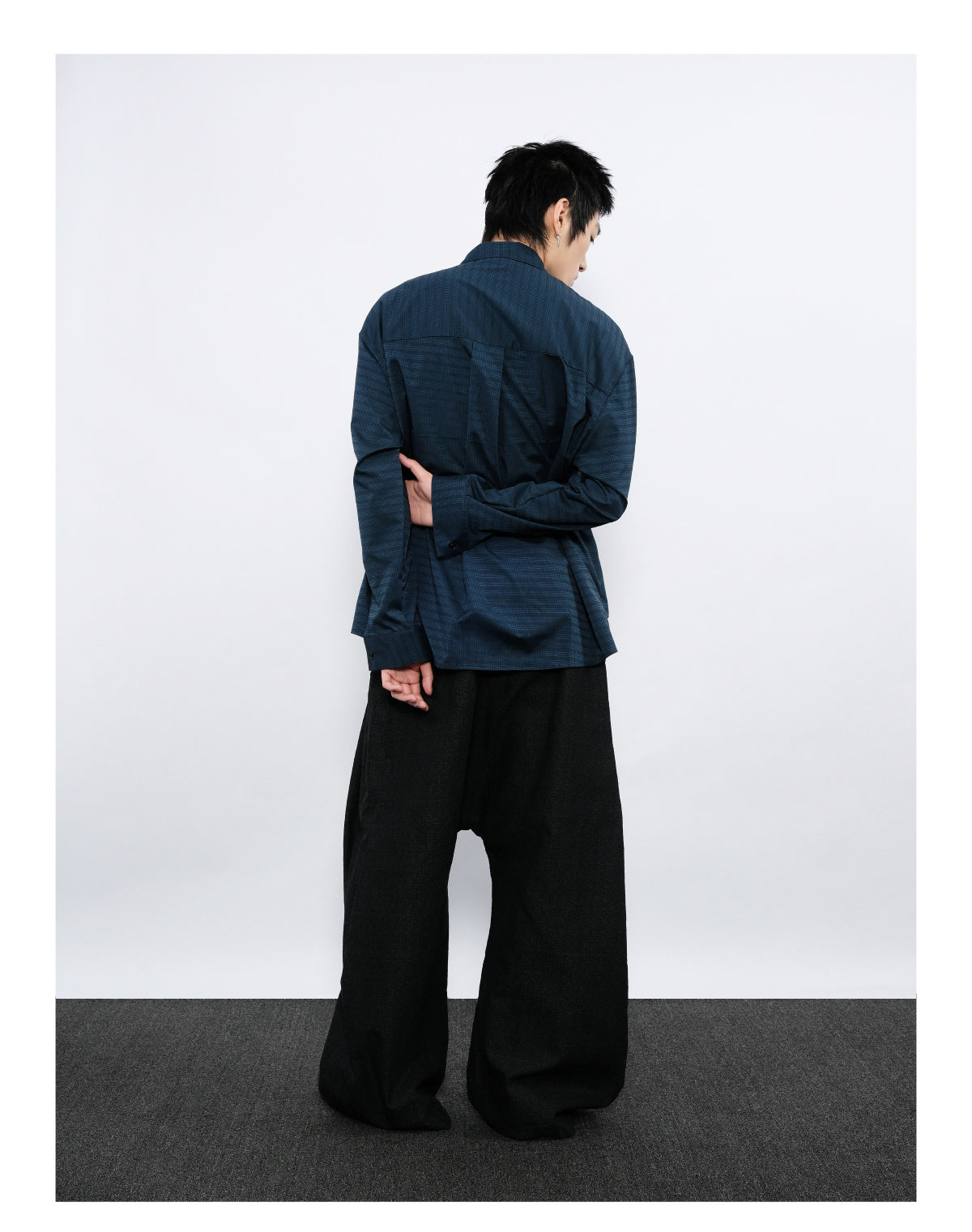 Pleated Silhouette Shirt