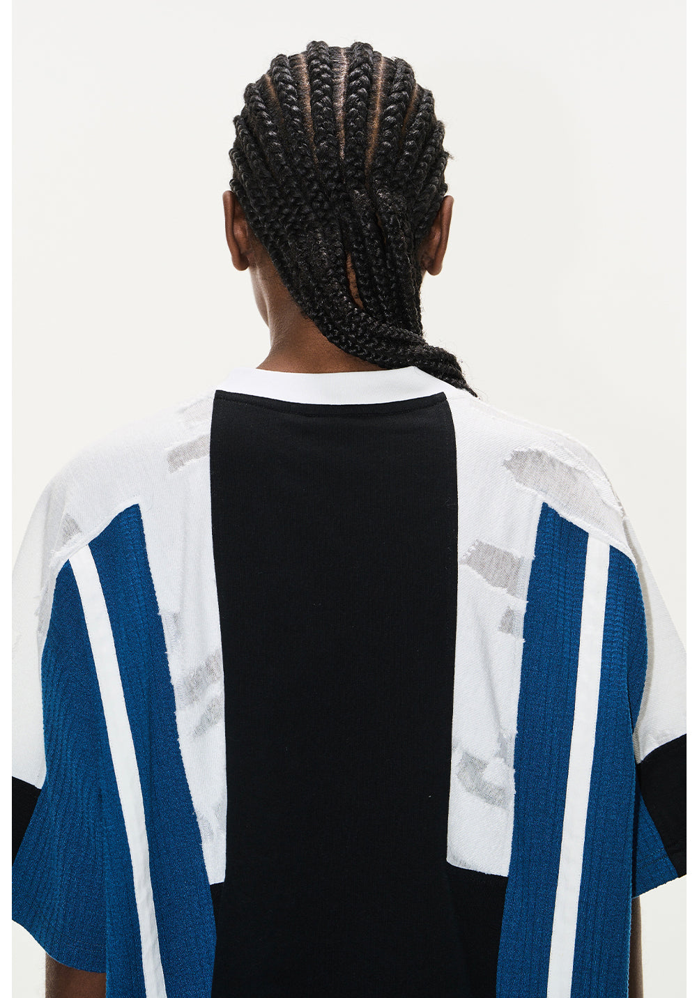 Color Scheme Texture Embroidery T-Shirt