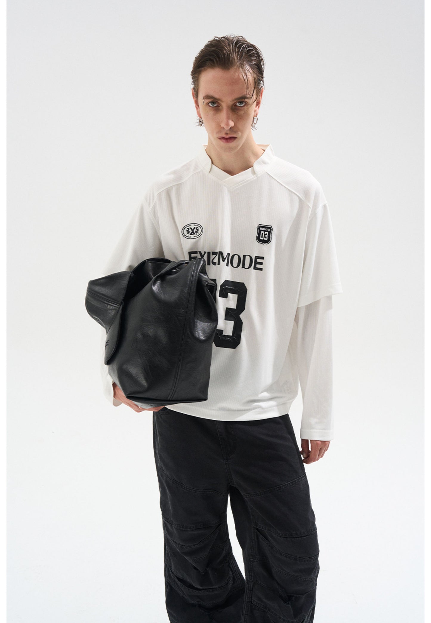 Fake Two-Piece Stripe T-Shirt