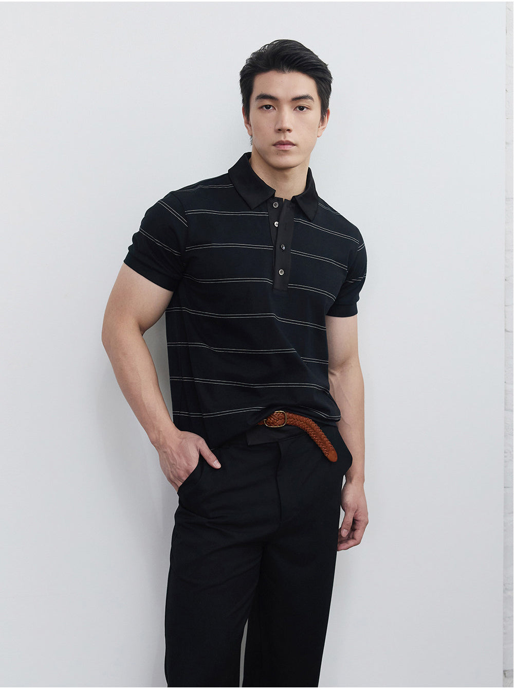 Striped Polo Shirt