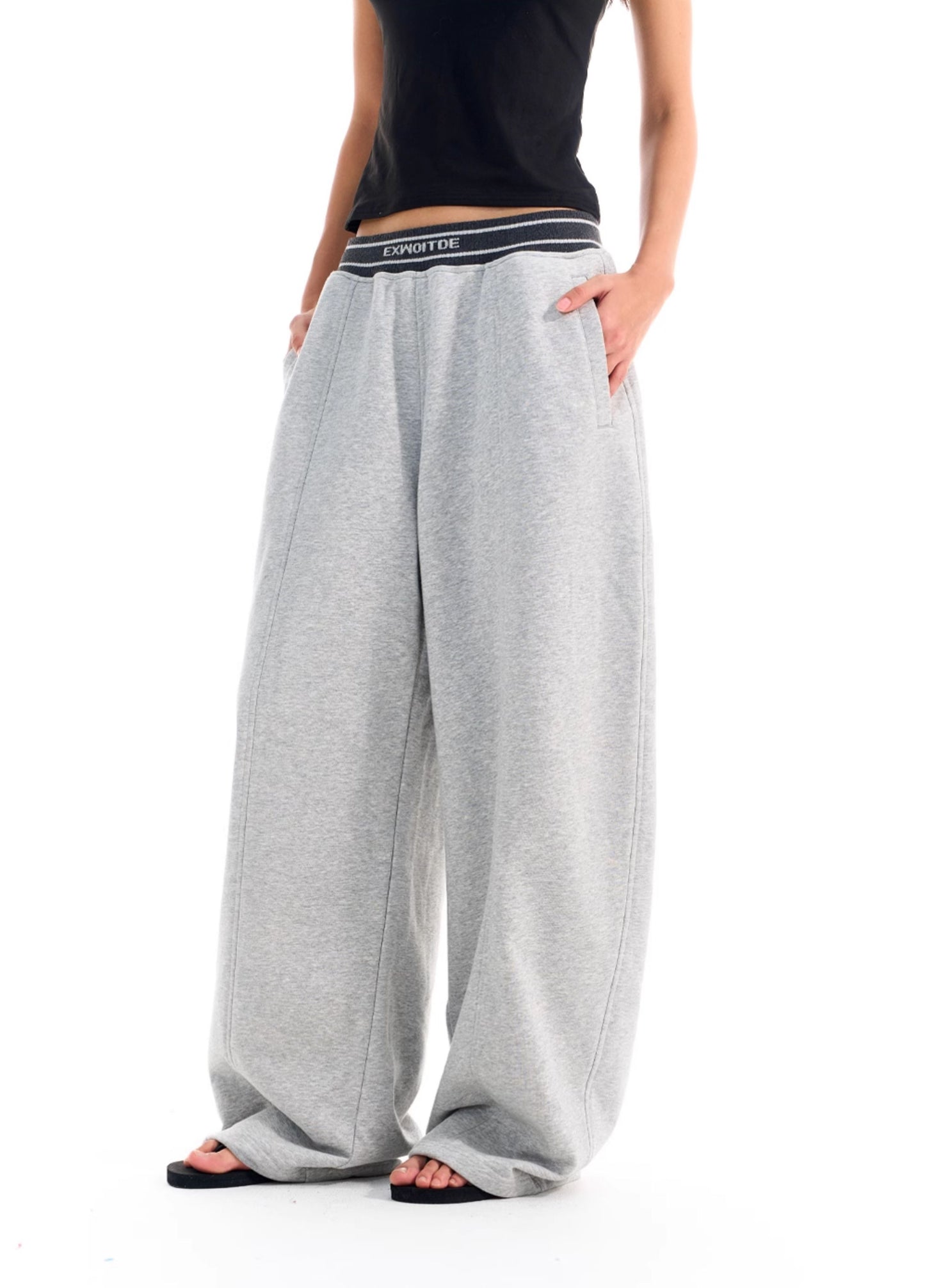 Curved Sweatpants