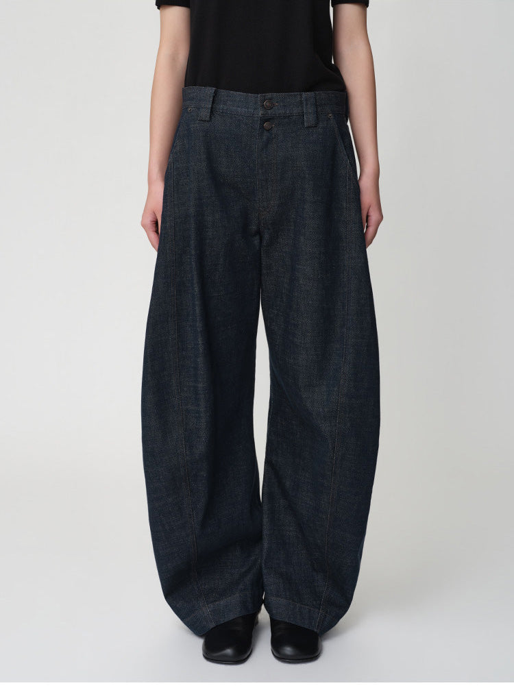 Loose-Fit Casual Denim Pants