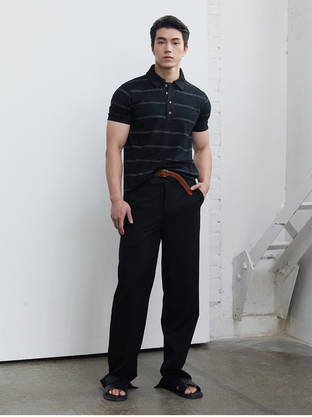 Striped Polo Shirt