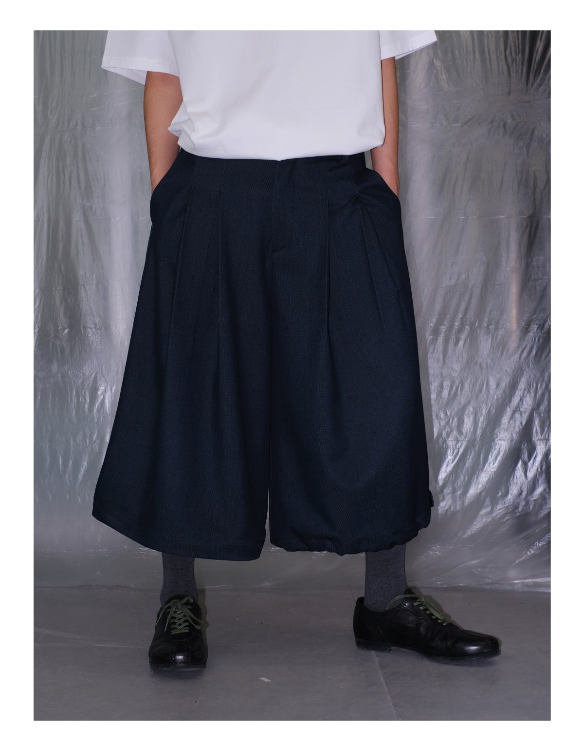 Drawstring Cropped Pants