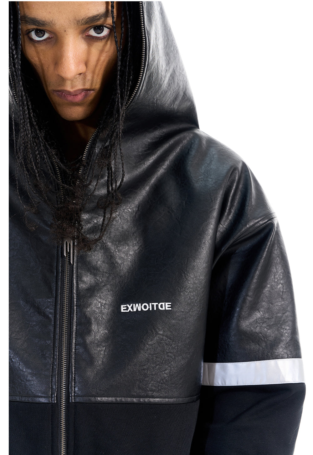 Reflector Leather Jacket