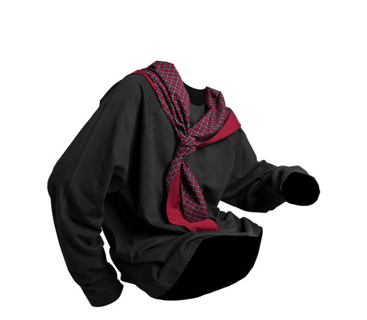 Detachable hooded T-shirt