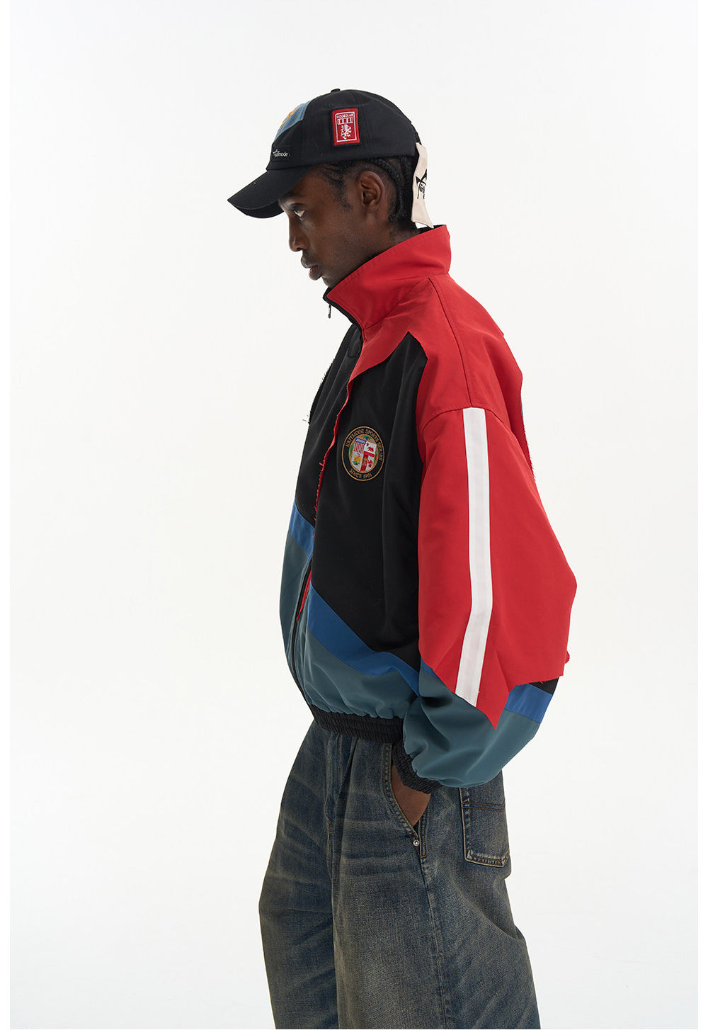 Color Block Sports Jacket