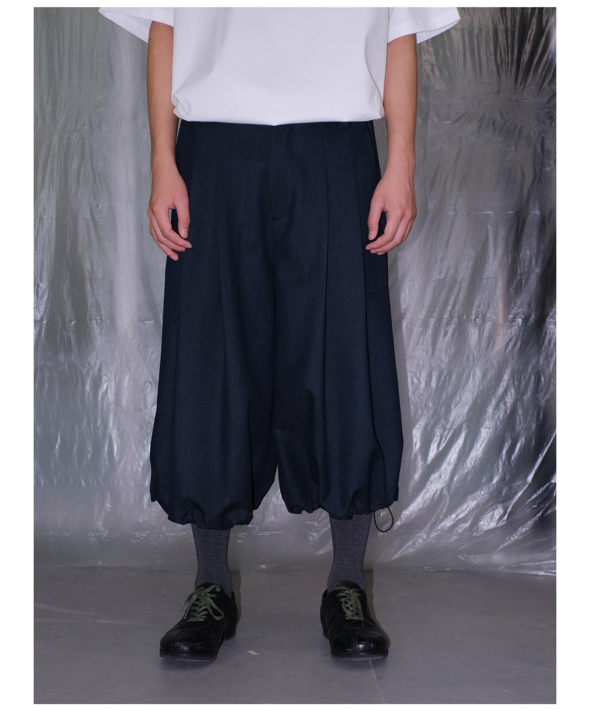 Drawstring Cropped Pants