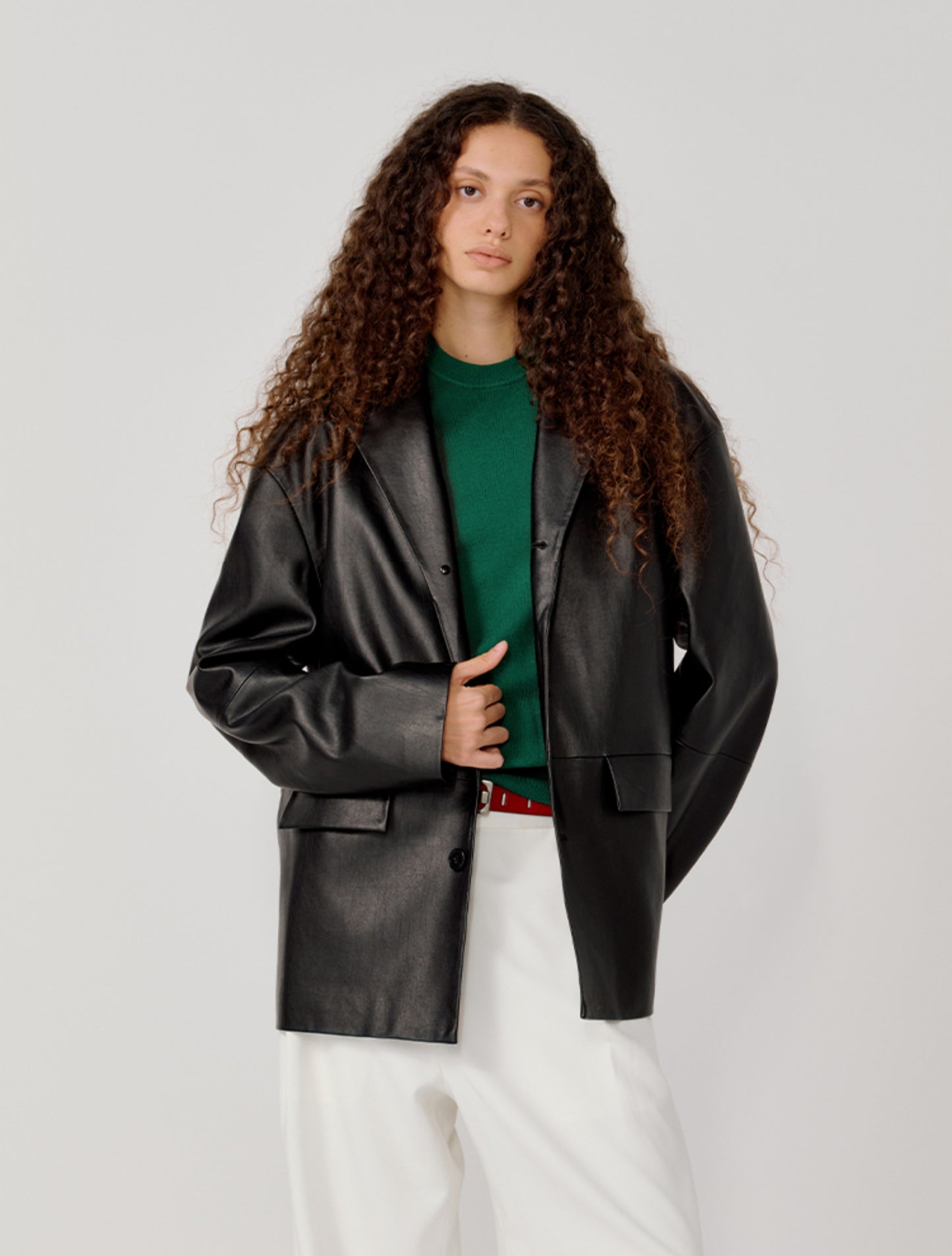 Vintage Eco Leather Jacket