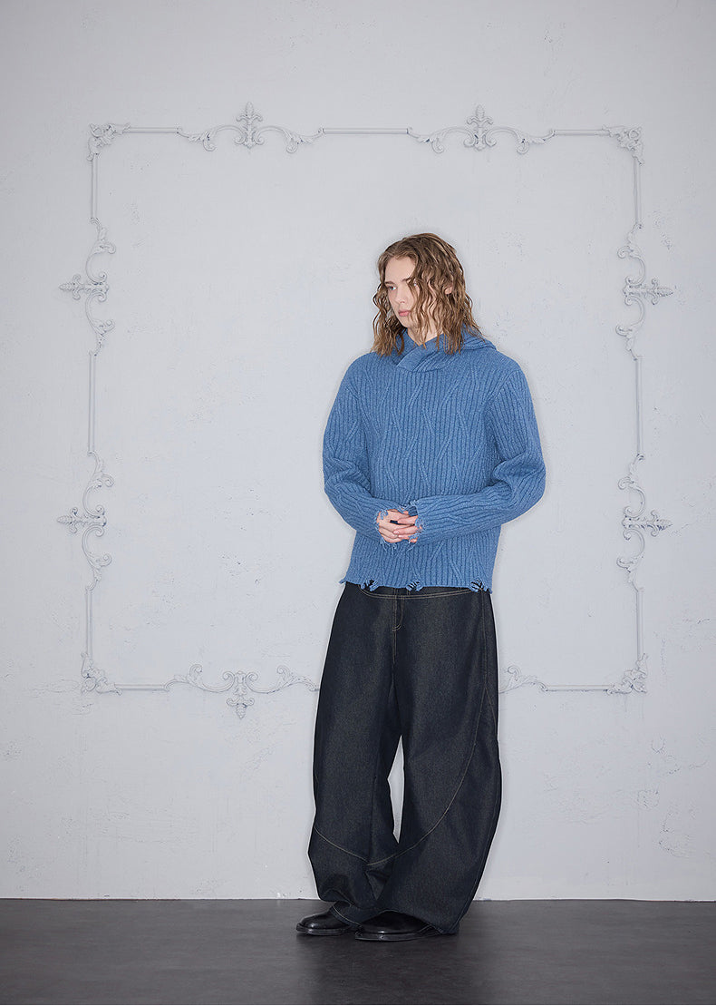 Hooded Pullover Sweater