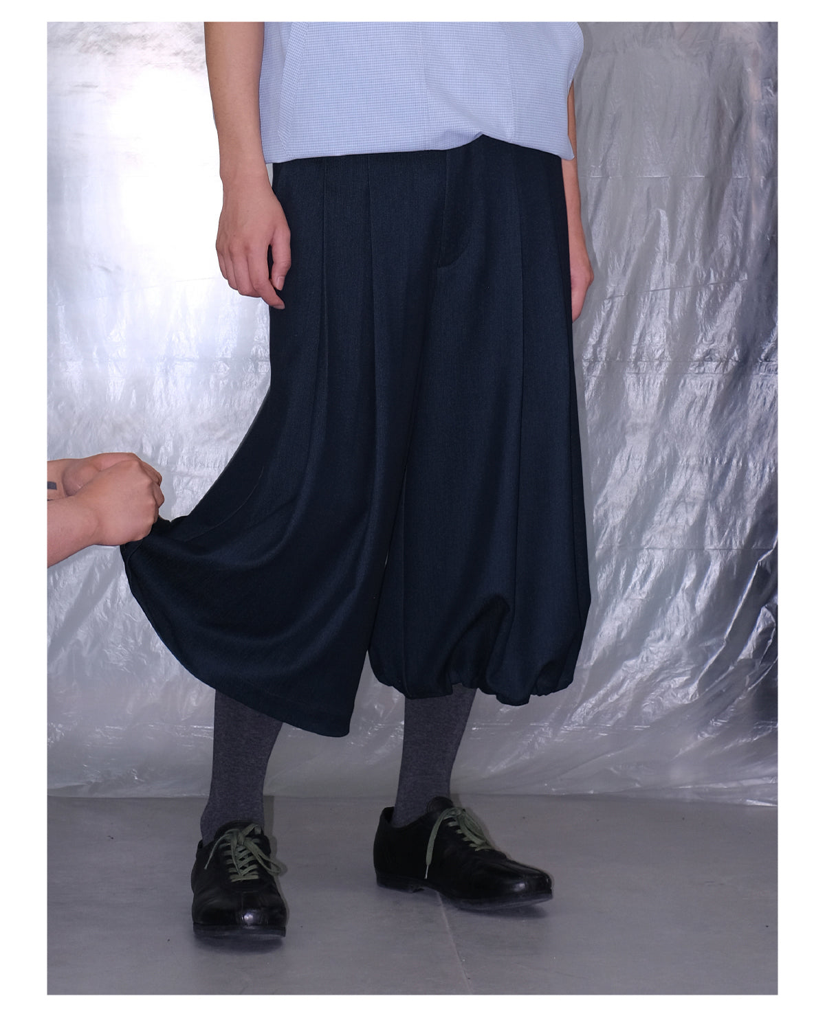 Drawstring Cropped Pants
