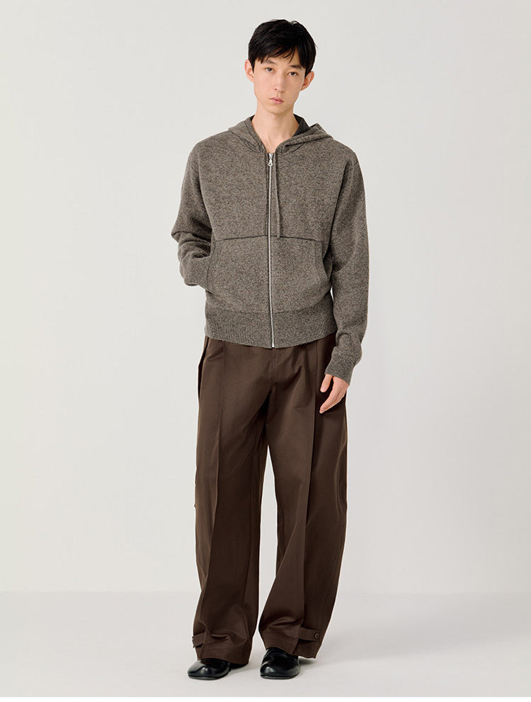 Loose-fit Casual Pants with Elastic Waistband