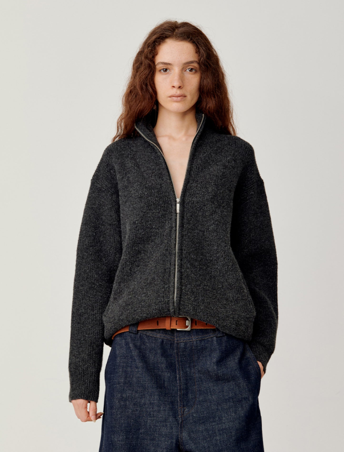 Double Zipper Cardigan