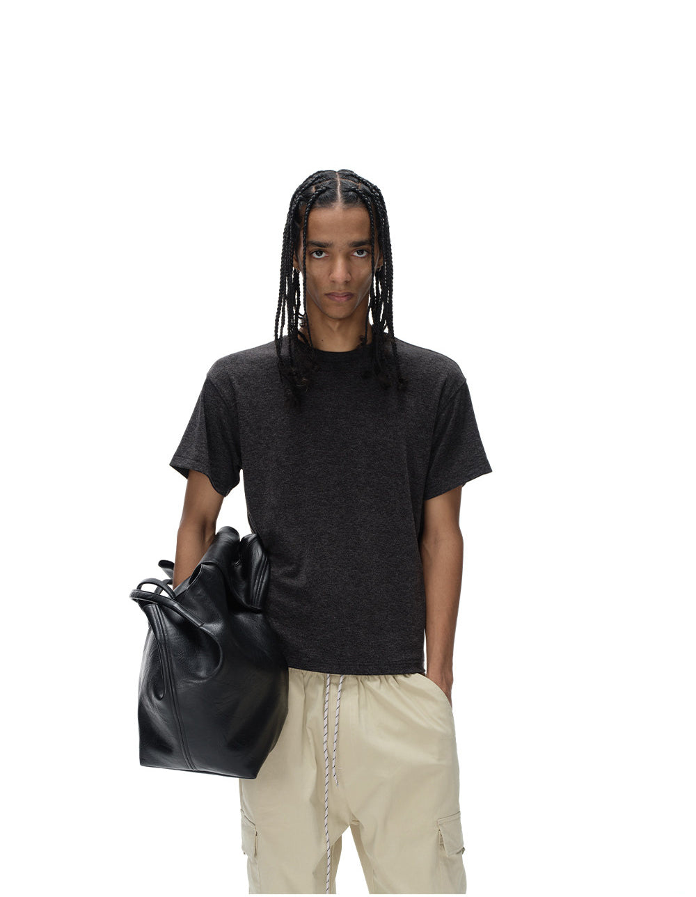 Unisex Drop-Shoulder Slim-Fit T-Shirt