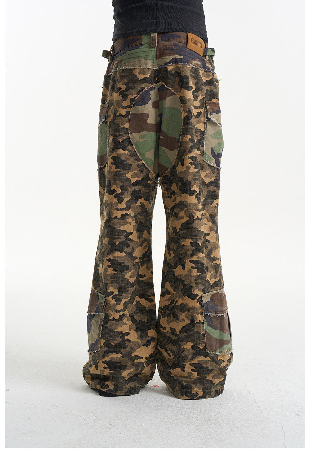 Camouflage Workwear Flare Pants