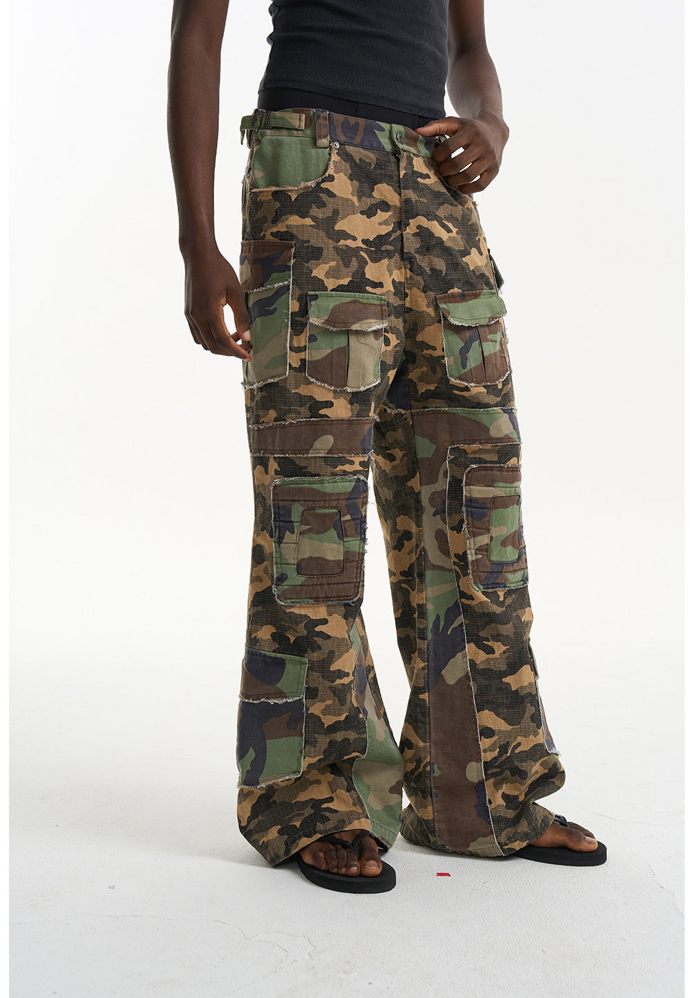 Wash-processed Casual Pants