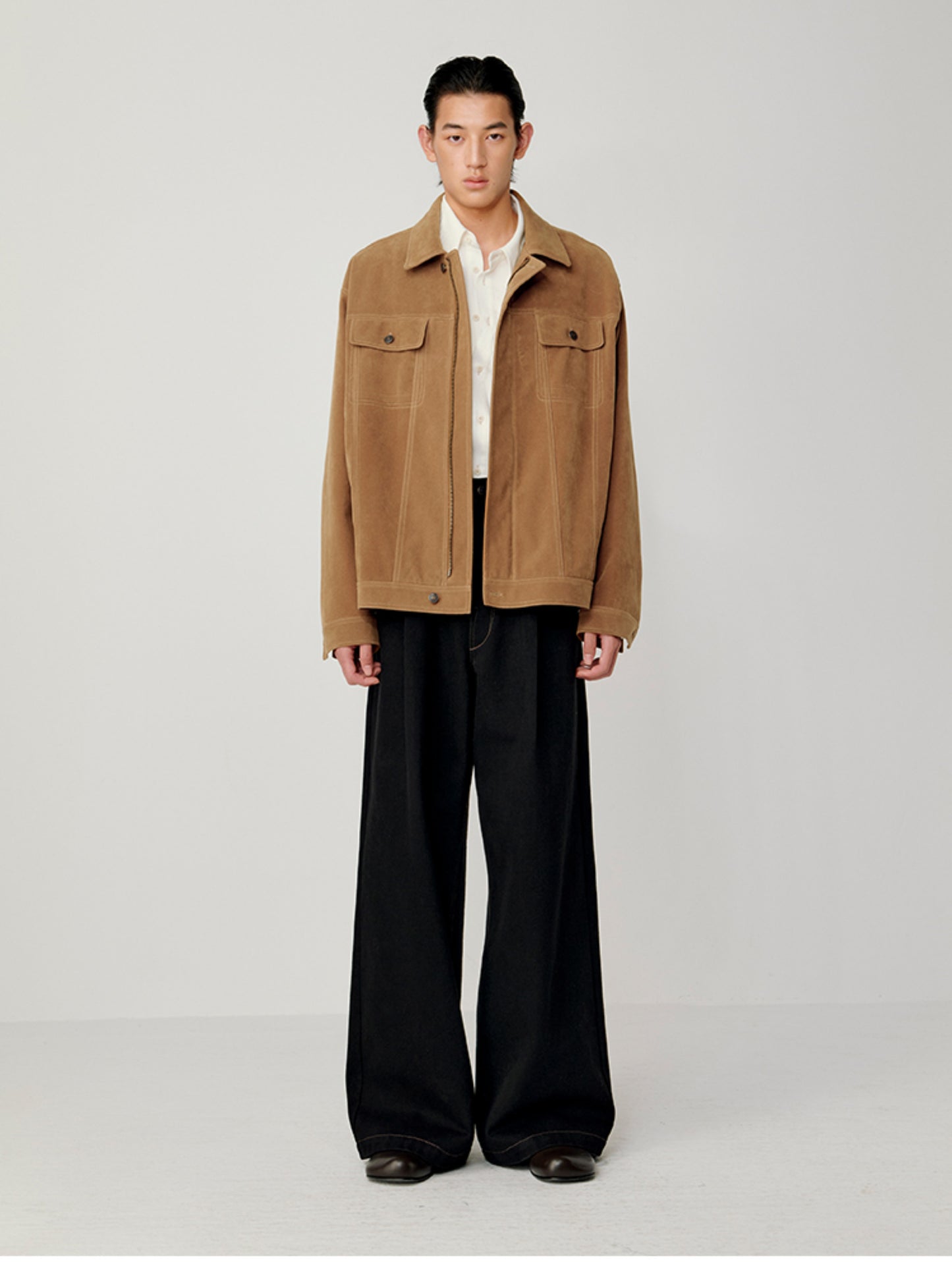 Wide Double Pocket Jacket